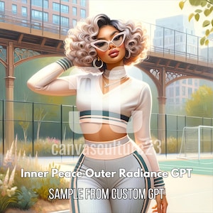 Transformeer je ruimte met aangepaste GPT-kunst en gepersonaliseerde affirmaties: omarm sereniteit met innerlijke rust uiterlijke uitstraling visuals en woorden