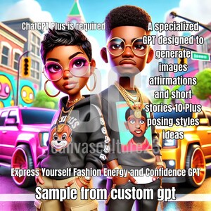 Hip Hop Moda Energía Confianza GPT personalizada para imágenes de estilo callejero audaces y afirmaciones poderosas Crear, descargar, licencia de uso comercial