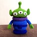 Green Alien Crochet Pattern - Etsy