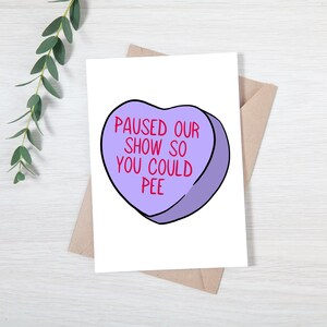 Candy Heart Print, Valentines Day, Cute Art, Gift Idea, Digital Download, Printable Wall Art, Printable Card, Last Minute Valentines Gift