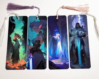 Enchanting Elf Bookmark: Handmade Fantasy Reader Gift