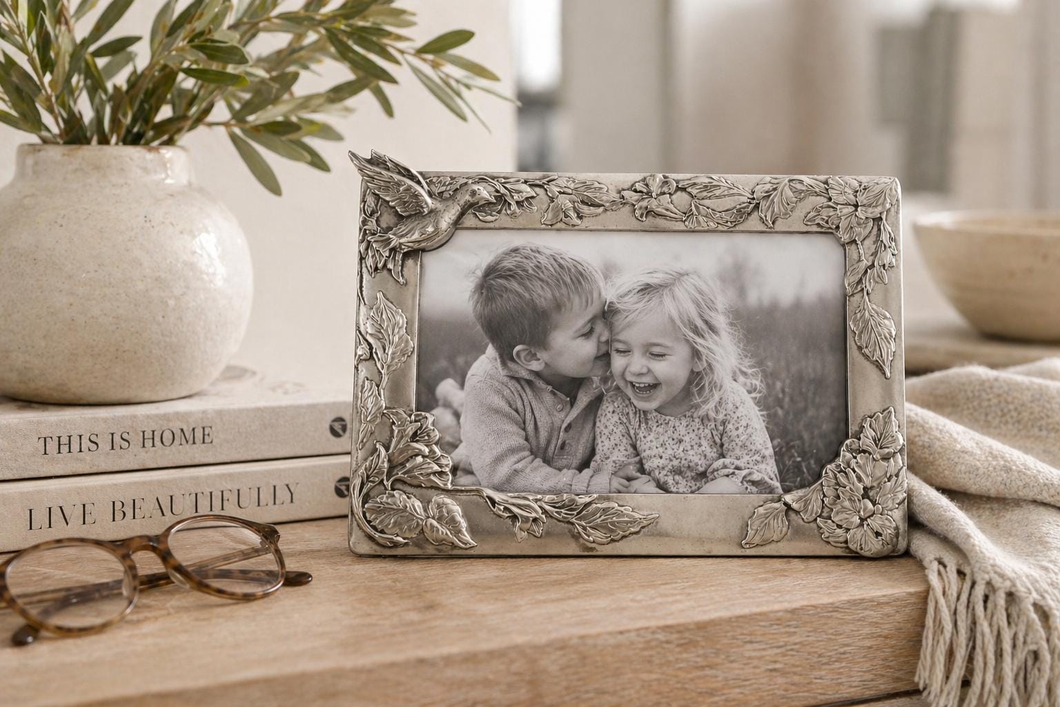 Seagull pewter frame - Etsy 日本