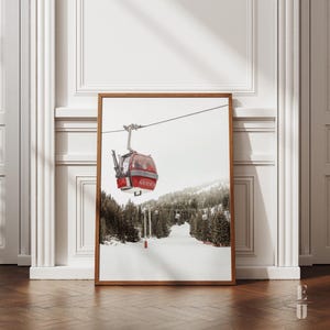 Christmas Print • Gucci Ski Resort Wall Art • Christmas poster • Christmas Wall Art • Digital poster • Christmas Decorations