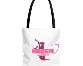 Tote Bag (AOP) pet dog tricks talent