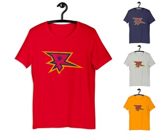 Orlando Rage Secondary Logo T-Shirt XFL Xtreme Football League Florida Citrus Bowl WWE NBC Football Shirt
