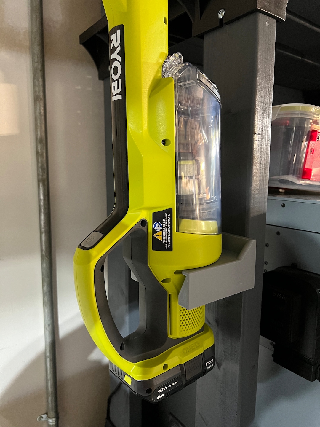 Cordless Handheld Vacuum Wall Mount for Ryobi 18V ONE PCL700 Wall Mount