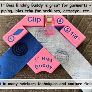 Schrägbindung Buddy für Schrägbindungen - Perfektes Werkzeug für alle Quilt- und Nähbegeisterte! Neue Größen jetzt verfügbar!!! Bild 17