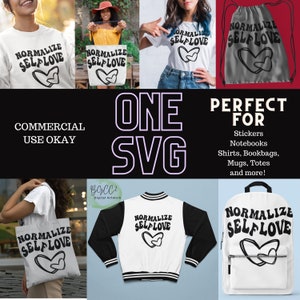 Self Love Club, Love Yourself SVG, Self Love SVG, Mental Health SVG, Inspirational svg, You Are Enough svg, Positive Thoughts svg, Be You