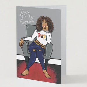 Black Girl Card, Friendship Card