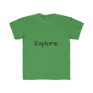 Explore. Kids Regular Fit Tee