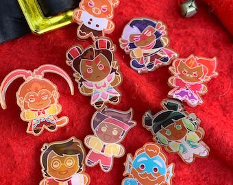 LMK Gingerbread Acrylic Pins