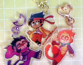 LMK Stonefruit Trio Keychains