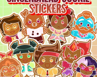 LMK Gingerbread Stickers