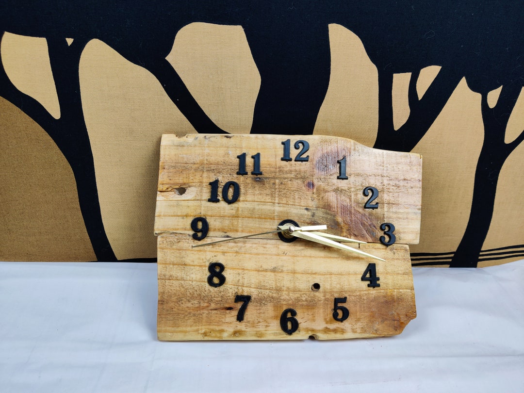 Rustic Clock Patterns Handmade Rustic Clock - Etsy