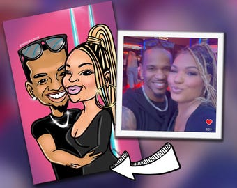 Custom, Hand Drawn Caricature