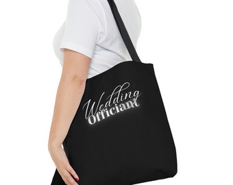 AOP Tote Bag, Wedding Officiant Essentials, Notary Public, Marketing Supplies, Clergy Officiant, Shoulder Notary Bag, Notary Essentials