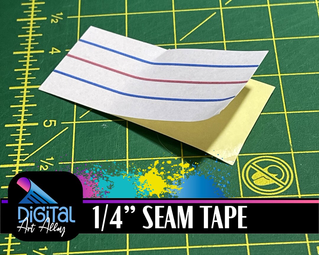 Quilters 1/4 Sewing Tape Printable Sticker, Digital Download File