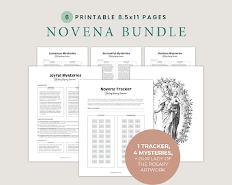 Guía de la Novena del Rosario de 54 días: Guía de oración católica (Descarga digital)