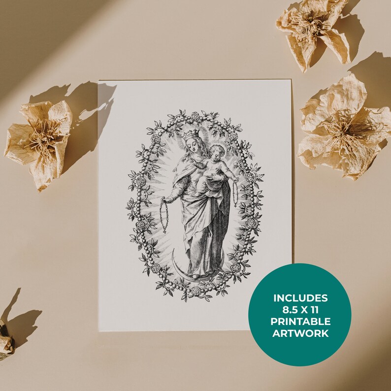 54-day Rosary Novena Bundle Printable Tracker With Guide for Catholic ...