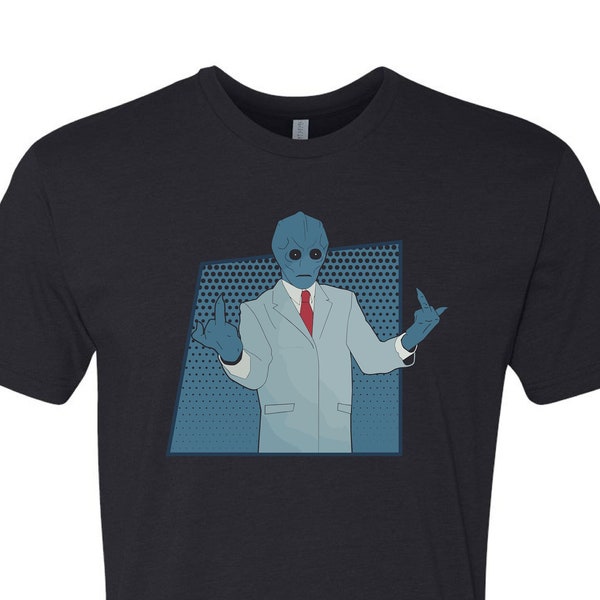 Resident Alien Flipping the Bird T Shirt