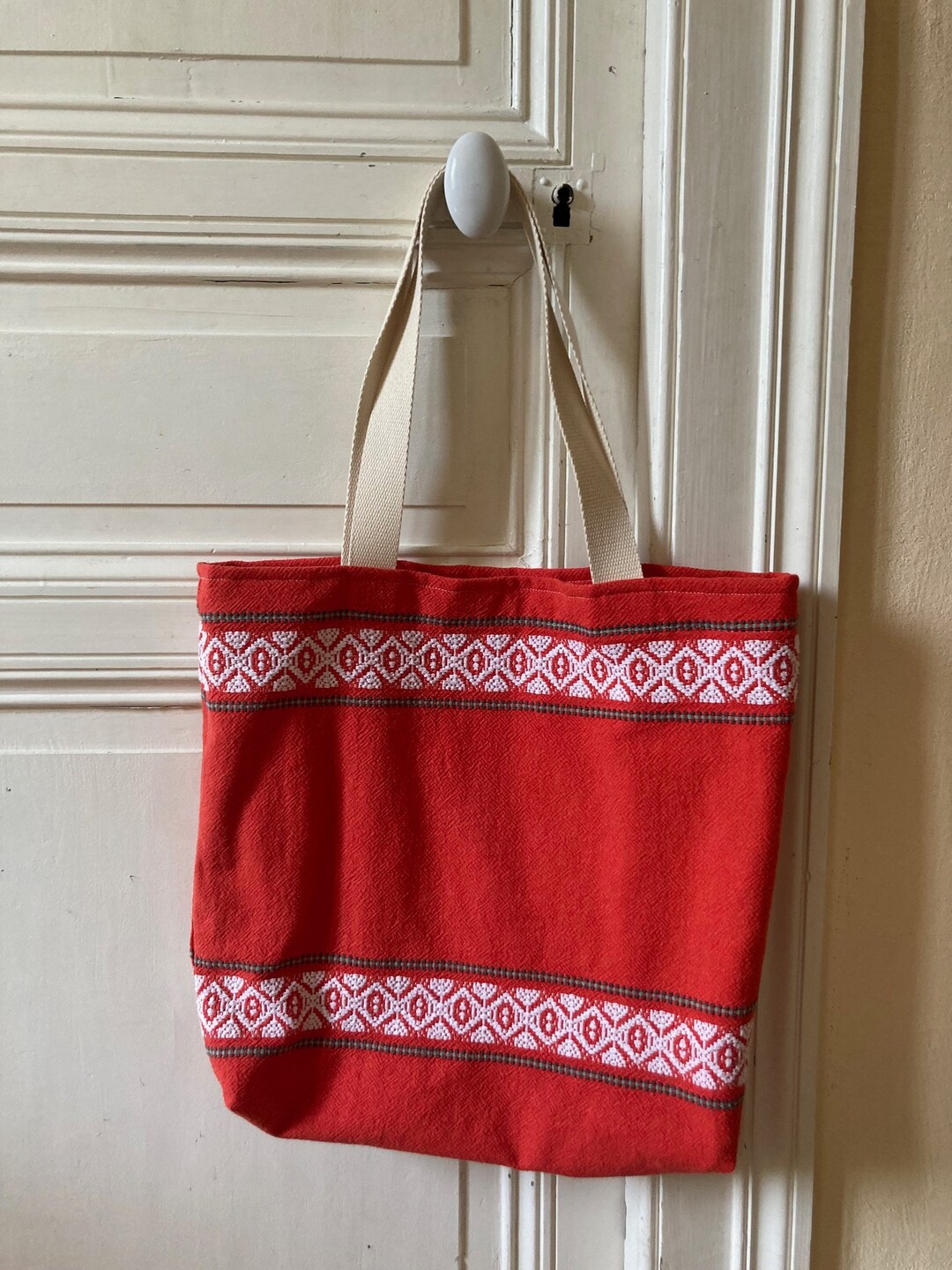 Sac À Bandoulière Vintage Homme En Canevas Sac D'Épaule Toile Sac De