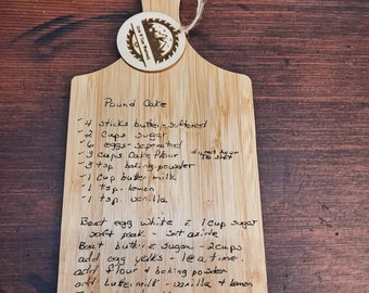 Custom Recipe Cutting Board