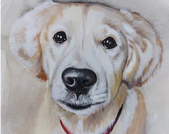 Personalised Dog Portrait, Custom Pet Portrait from Photo, Dog Lover Gift, Dog Memorial Picture, Colorful Pet Wall Art, Hand Painted Pet
