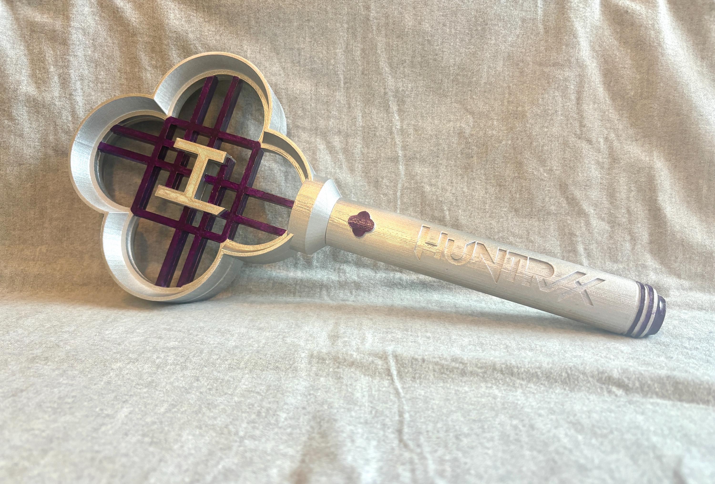 K Pop Demon Hunters Huntrix Light Stick - Fully Painted/kit Plus