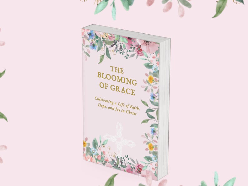Christian Book Cover Template for Canva: Inspirational Design Digital Download image 3