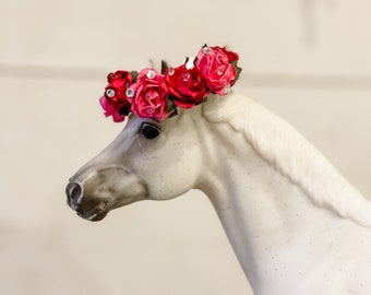 Valentine’s Day Breyer Horse Flower Crowns!