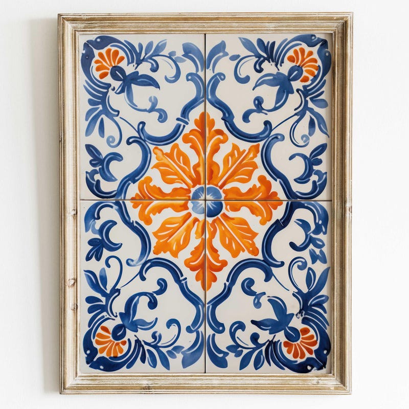 Spanish Tile Wall Art Etsy Spanish Tile Wall Art Etsy