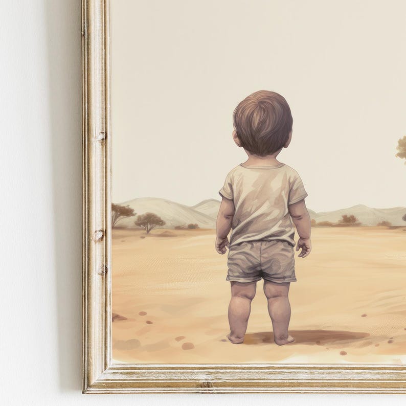 Safari Nursery Decor, Safari Animal Prints, Elephant & Lion Decor