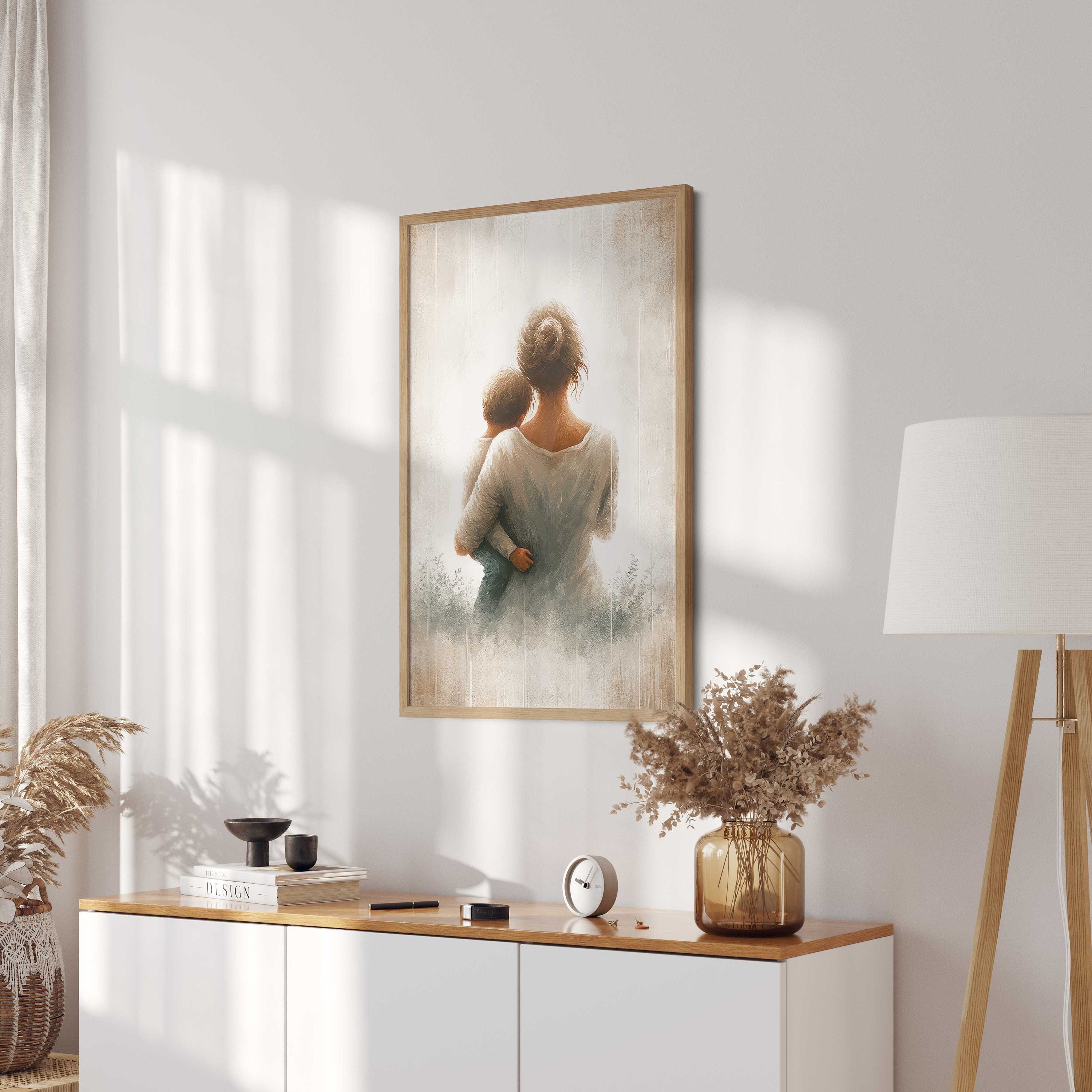 Mother Wall Art, Mother and Son Print, Gift for Mothers, Parent Child ...