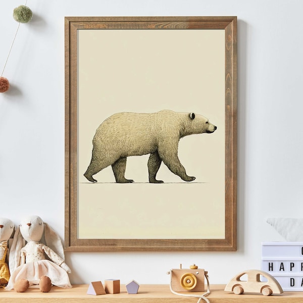 Bear Art Print - Etsy