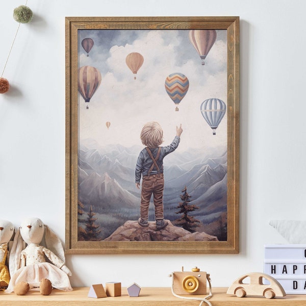 Boy Adventure Nursery Decor, Vintage Boys Room Art, Mountain Nursery Decor, Boys Room Decor, Toddler Room Decor Boy, Printable Kids Wall Art