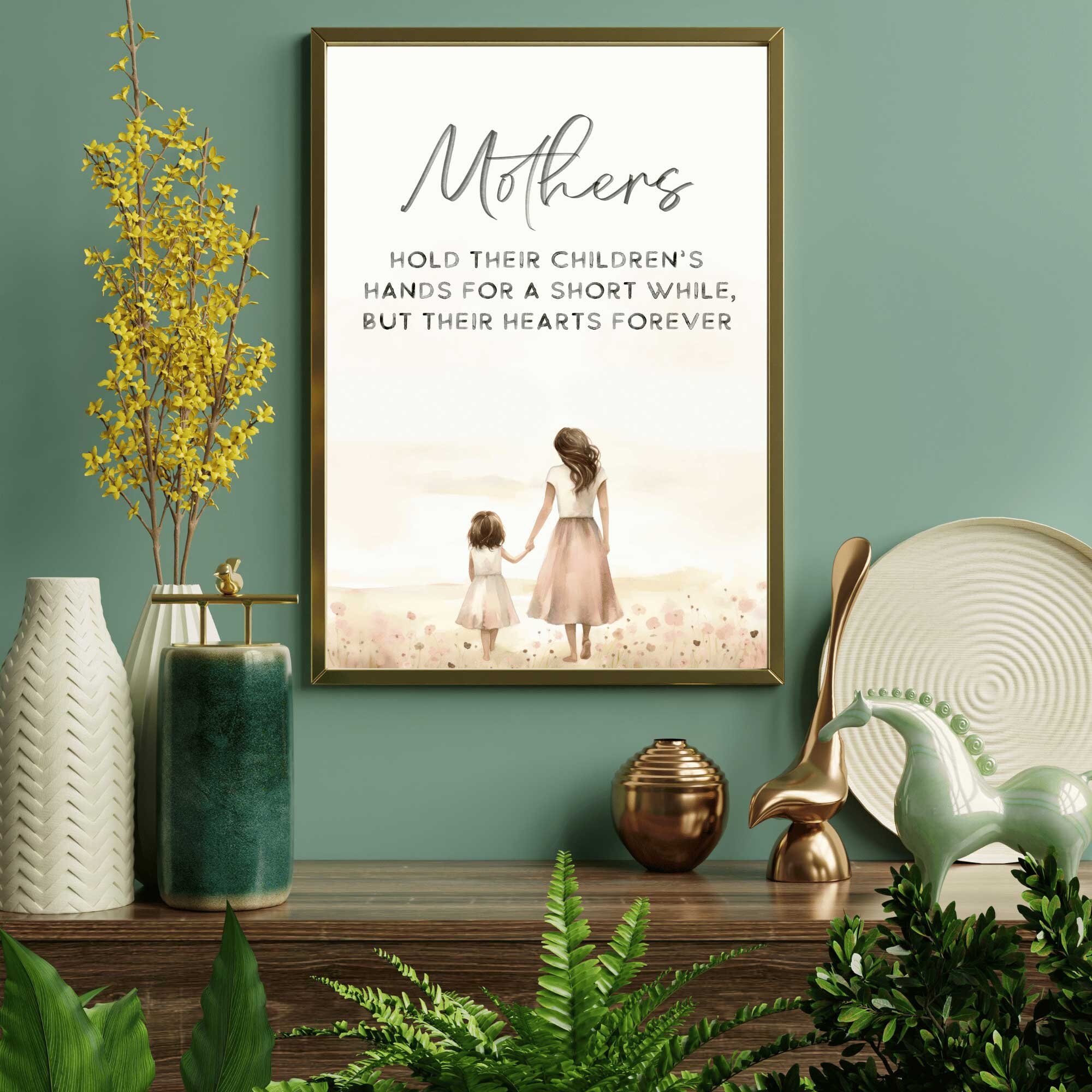 Autocollant Mural Citation Vinyle - "Mes Plus Grandes Bénédictions..." - Déco Mère, Famille, K92