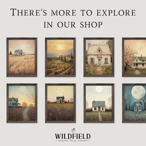 Vintage Farmhouse Decor Printables Rustic Red Barn Fine Art Print