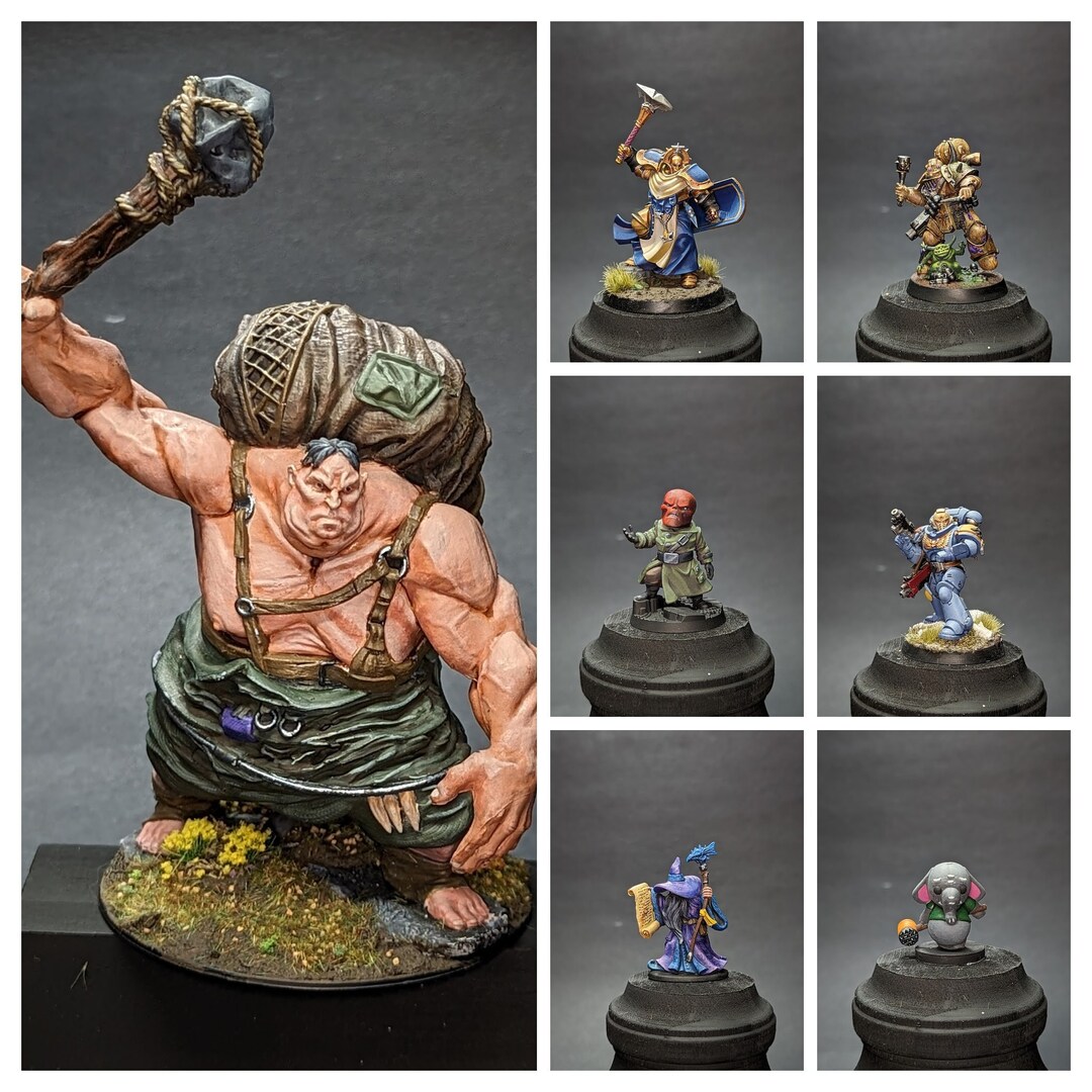 Miniature Painting Commission Mini Painting Commission Etsy