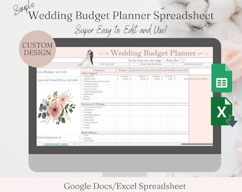 Wedding Budget Planner Wedding Excel Sheet Google Docs Budget