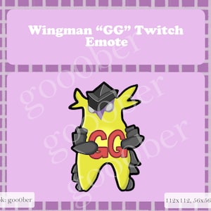 Wingman Valorant Twitch Emote for Streamers or Discord Emote PNG Valorant Emote