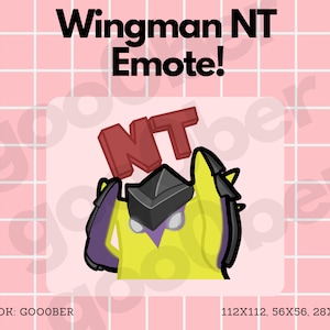 Wingman Valorant Twitch Emote for Streamers or Discord Emote PNG Valorant Emote