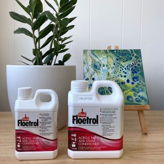 STOCK in USA flood Floetrol Acrylic Paint Additive and Stain Conditioner 4L  Made in Australia 4L 1.05gallon 