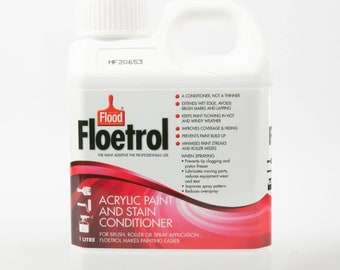 STOCK in USA!  [Flood Floetrol Acrylic Paint Additive and Stain Conditioner 1L - Made in Australia] 1L = 1.05quart