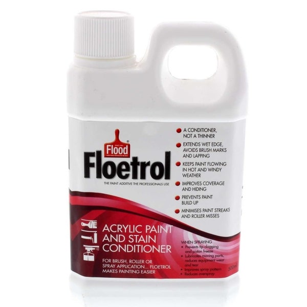 STOCK in USA!  [Flood Floetrol Acrylic Paint Additive and Stain Conditioner 500ml - Made in Australia]　500ml = 16.9oz