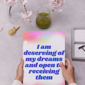 50 Positive Affirmation Quotes Digital Download, positive motivation quotes, self motivation, stay positive