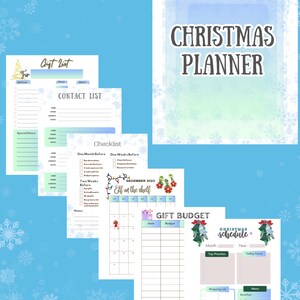 Christmas Planner and Holiday Organizer - Etsy