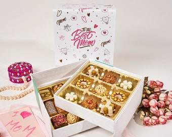 Mother's Day Sweets Gift Box | Luxury Packaging | Vegan - Gluten Free | 23 Pieces