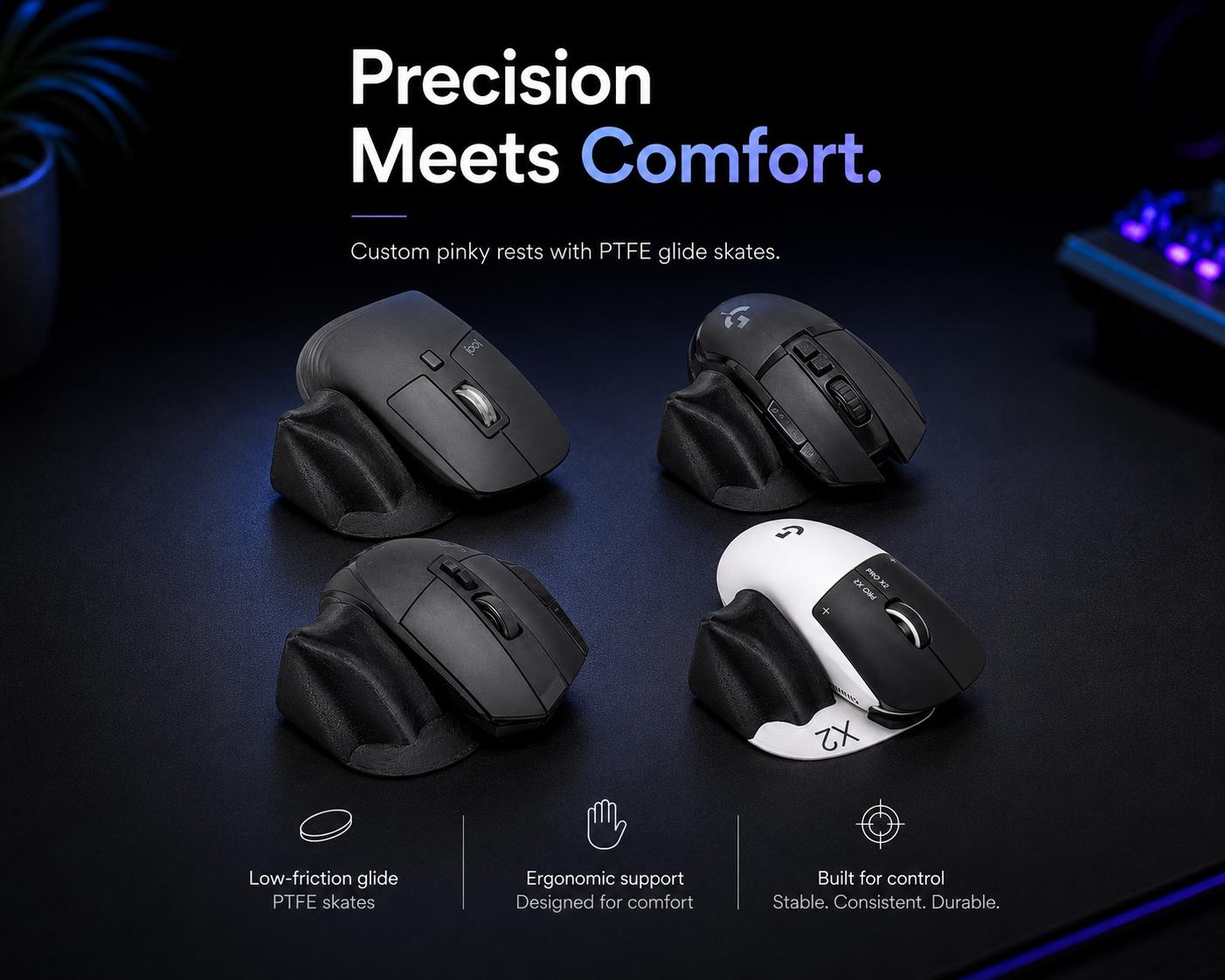 Logitech G502 X/Hero/Lightspeed、MX Master 2/3/4、Pro X2