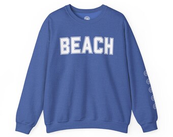 Sudadera playera con mangas de concha festoneada