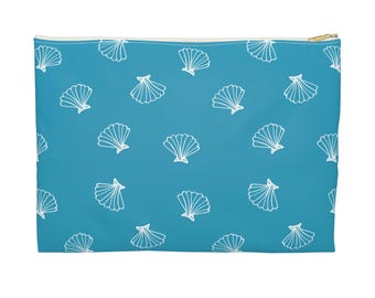 Bolsa de accesorios con forma de concha de vieira